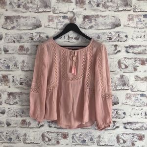 Living Doll Brand New Salmon Blouse Size 14